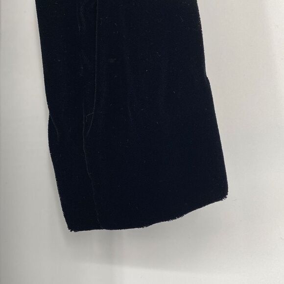 Abe Schrader Vintage Velvet Long Sleeve Tunic Dress Gold Embroidery Black Size 8 - Picture 9 of 16